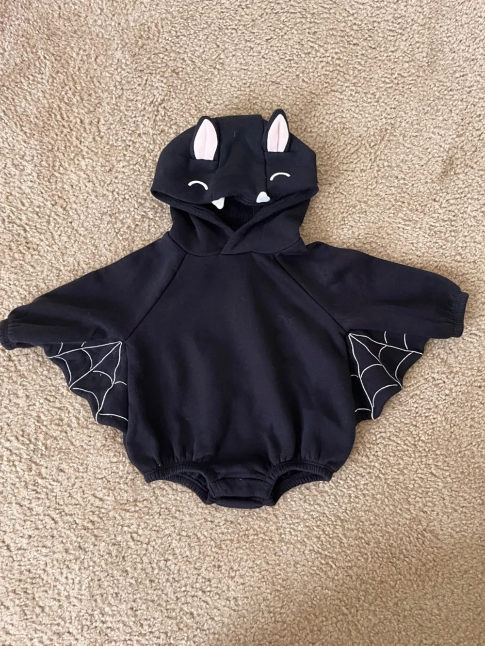Black Bat Onesie / Halloween costume